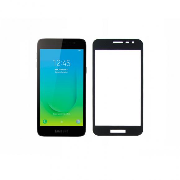 Защитное стекло тех.упак. 5D/6D Full Glue Premium Samsung J260 (J2 Core 2019) Черный